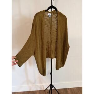 Old Navy Olive Green knitted sweater cardigan Cotton Blend SZ XL